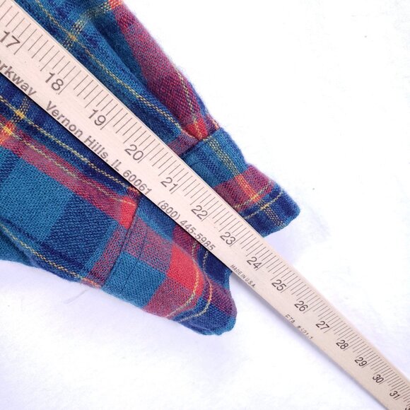 Vintage Wilderness Sweater Men's Size XL Flannel Button Up Plaid Quilted Outdoor - Picture 6 of 15